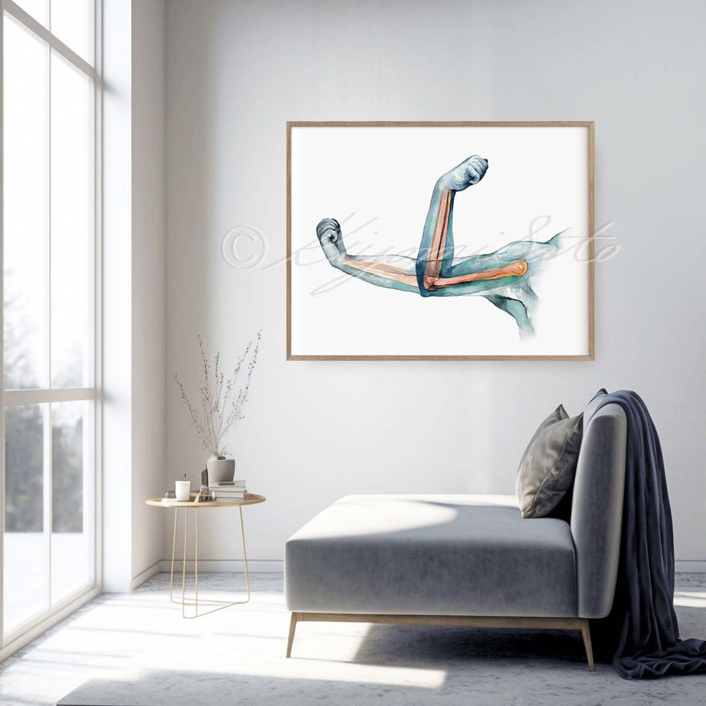 Elbow Extension Art Print