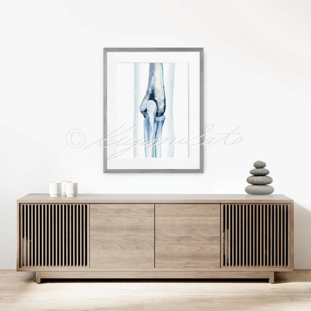 Elbow Joint Posterior View Abstract Art