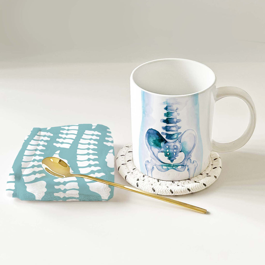 Orthopedics Mug Gift  Box Set with Coaster, Hand towel and Spoon