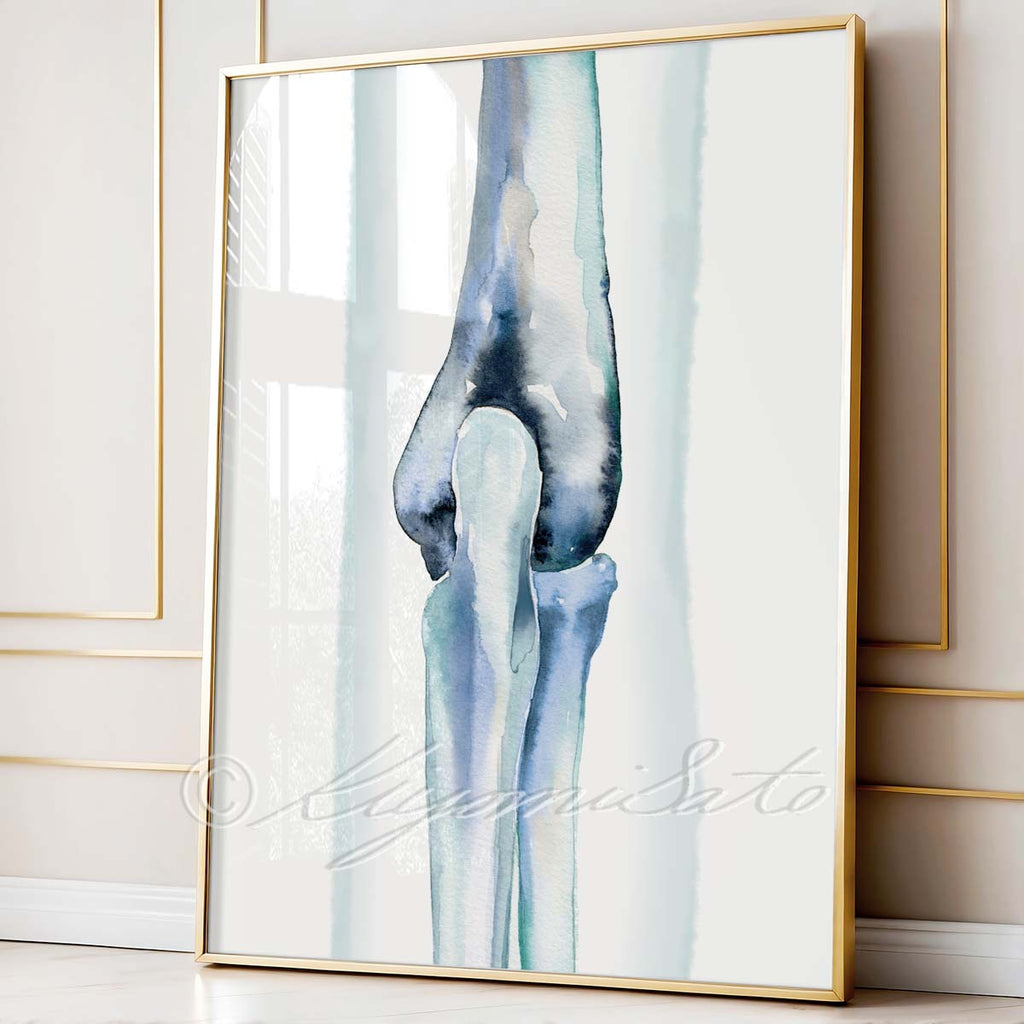 Elbow Joint Posterior View Abstract Art