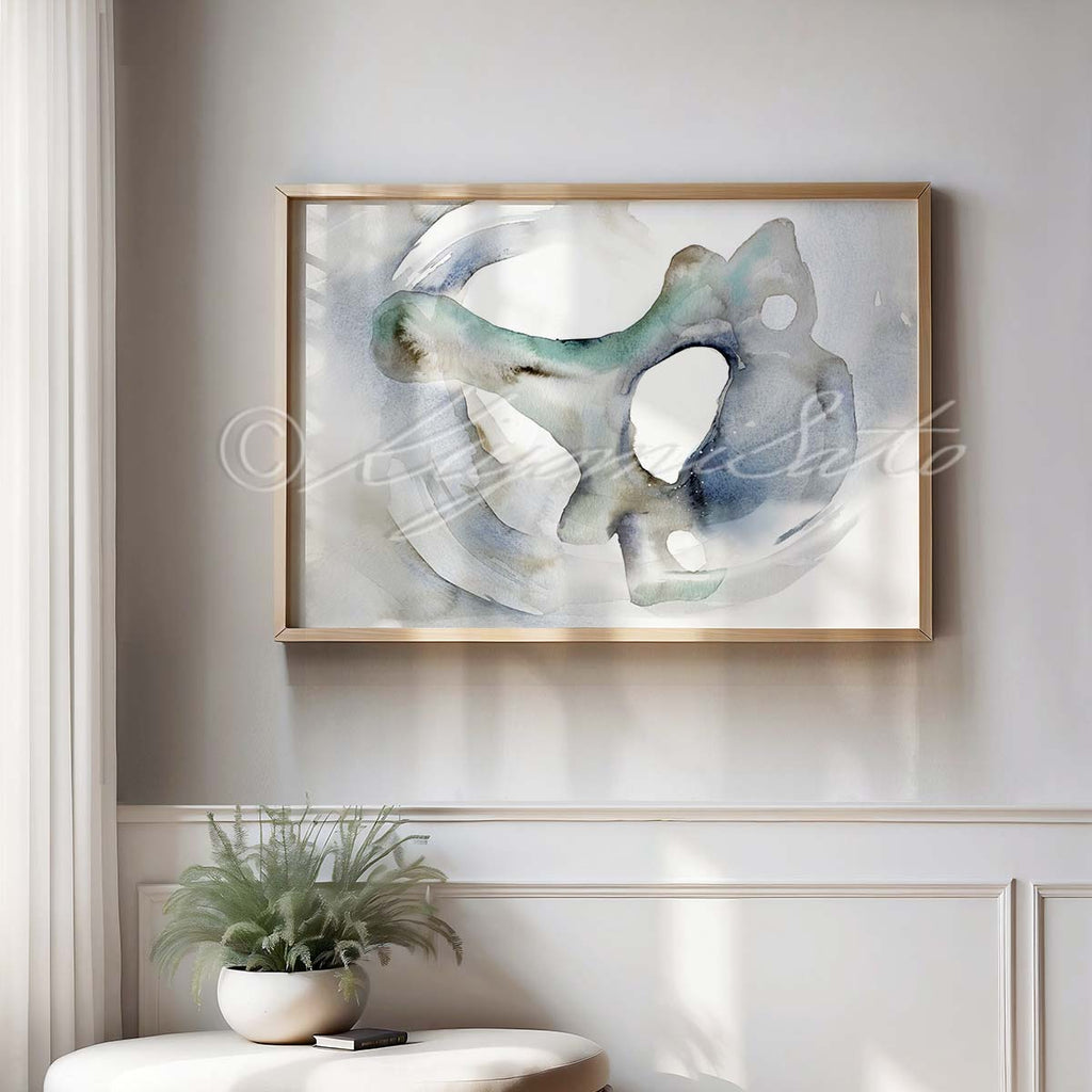 Spinal Canal Abstract Art Poster